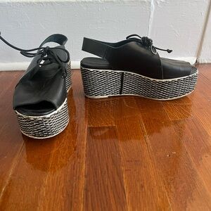 Tibi platform leather sandals